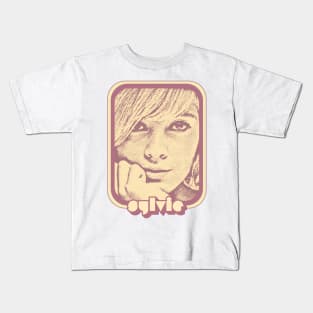 Sylvie Vartan // Francophile Retro Aesthetic Design Kids T-Shirt